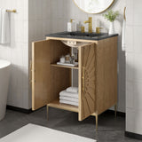 Briar 24" Bathroom Vanity in Oak Black
