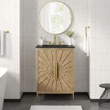 Briar 24" Bathroom Vanity in Oak Black