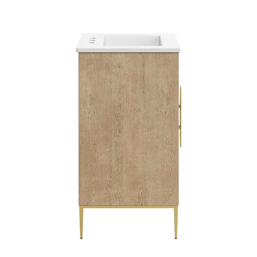 Briar 24" Bathroom Vanity in Oak White