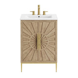 Briar 24" Bathroom Vanity in Oak White