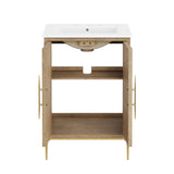Briar 24" Bathroom Vanity in Oak White