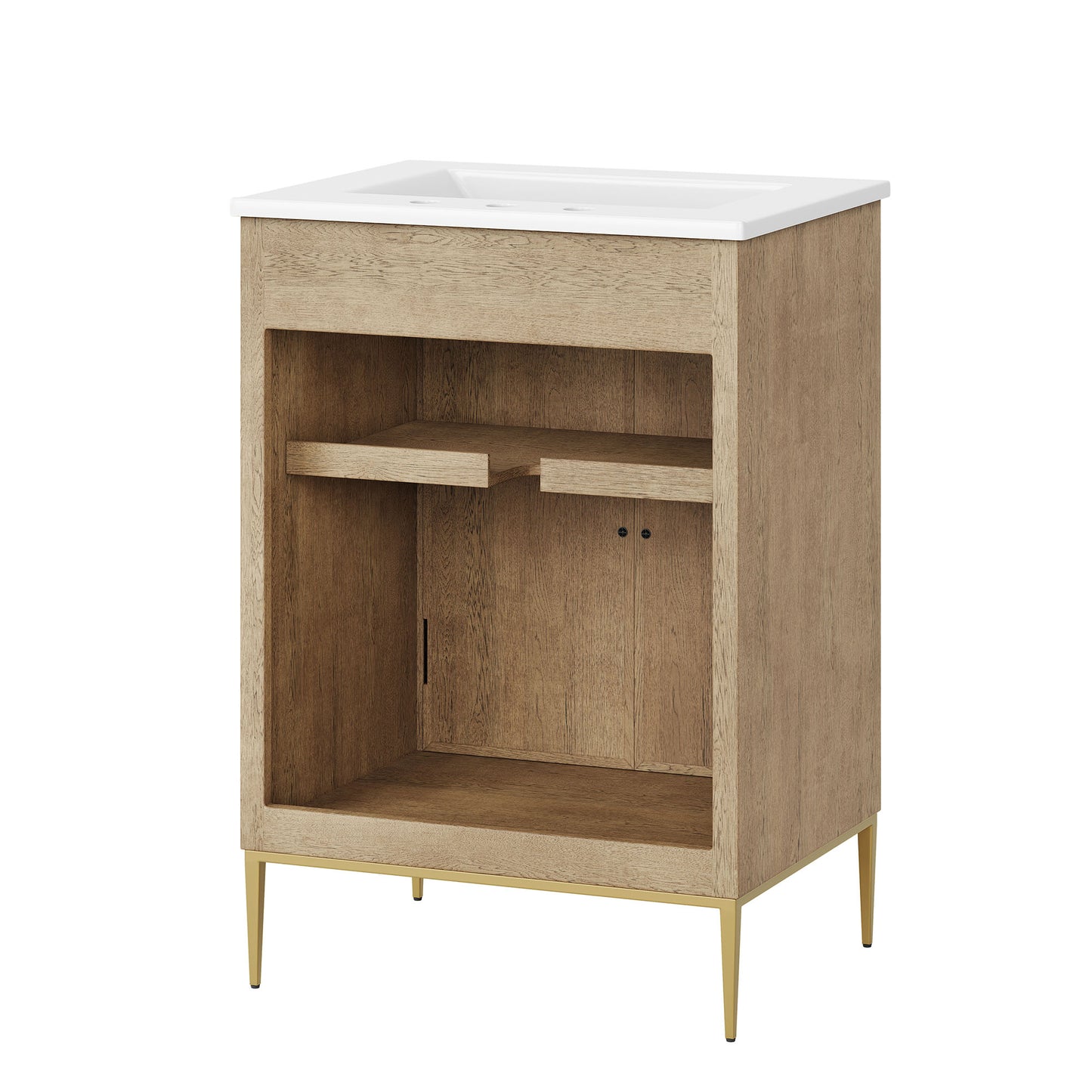 Briar 24" Bathroom Vanity in Oak White