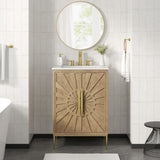Briar 24" Bathroom Vanity in Oak White