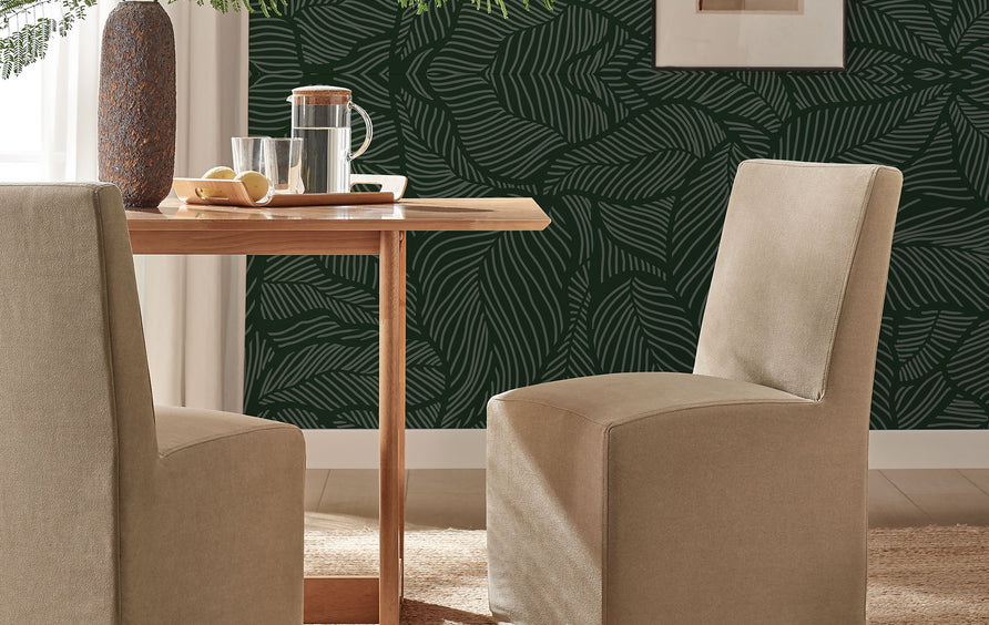 Yara Upholstered Linen-Blend Slipcovered Dining Chair in Almond