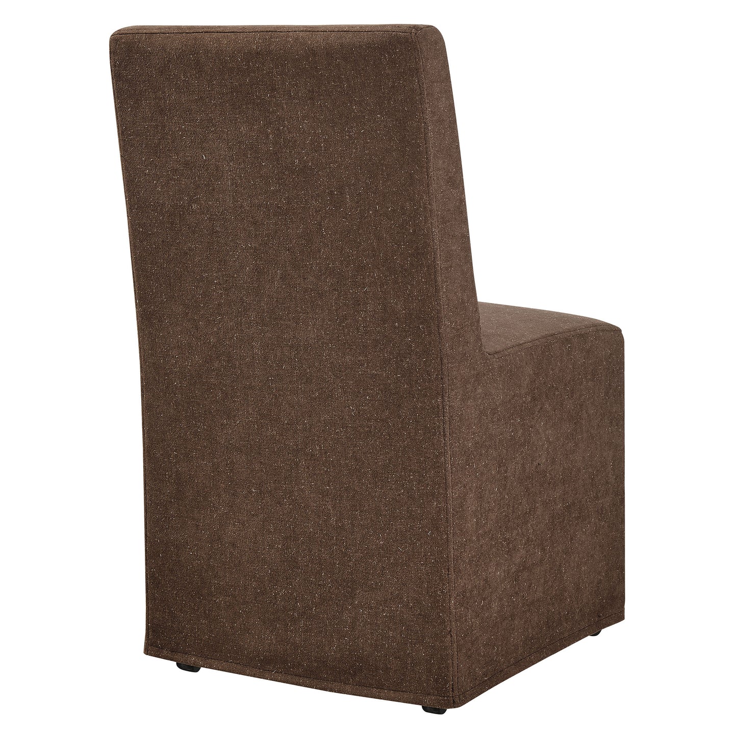 Tessera Upholstered Linen-Blend Slipcovered Dining Chair by Furniture for America
