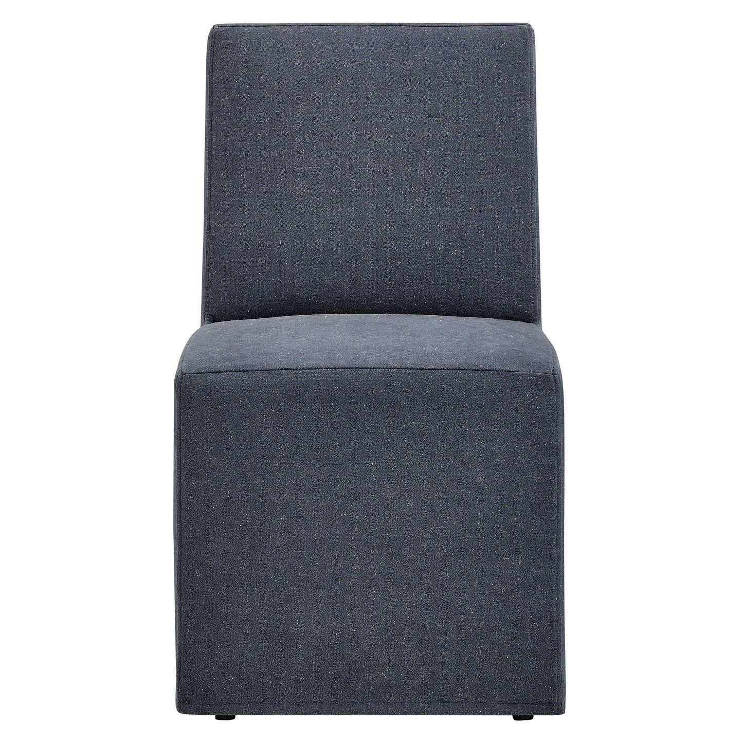 Tessera Upholstered Linen-Blend Slipcovered Dining Chair by Furniture for America