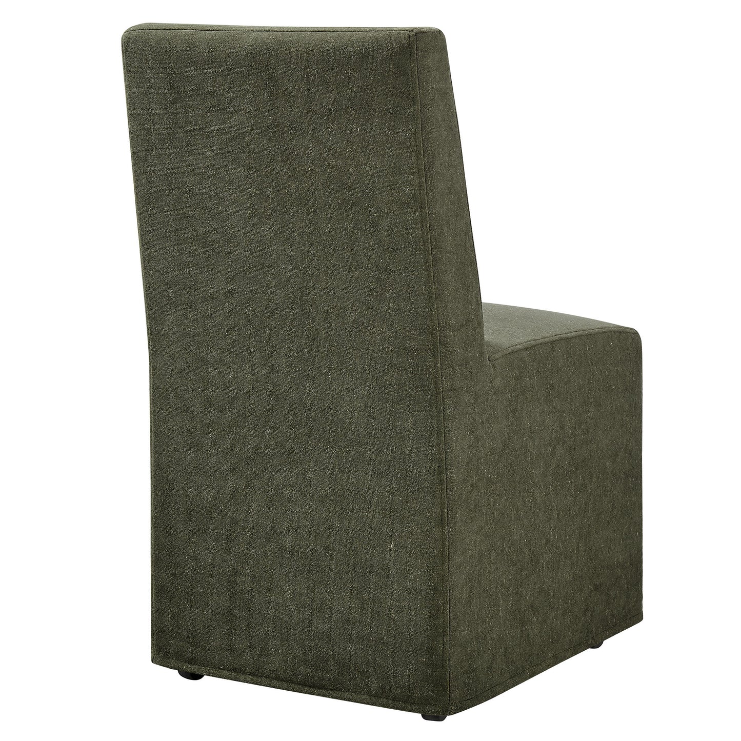 Tessera Upholstered Linen-Blend Slipcovered Dining Chair by Furniture for America