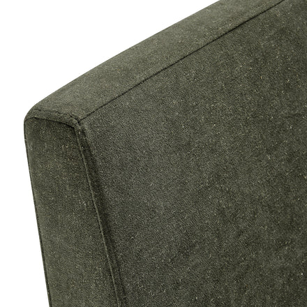 Tessera Upholstered Linen-Blend Slipcovered Dining Chair in Sage