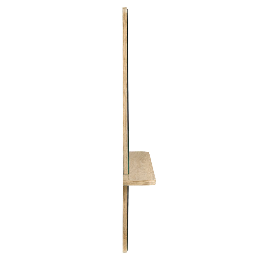 Ursa Large Oval Mirror in Oak