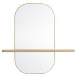 Ursa Large Oval Mirror in Oak