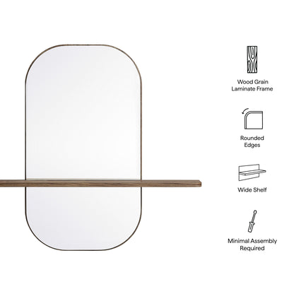 Solstice Large Oval Mirror by Furniture for America