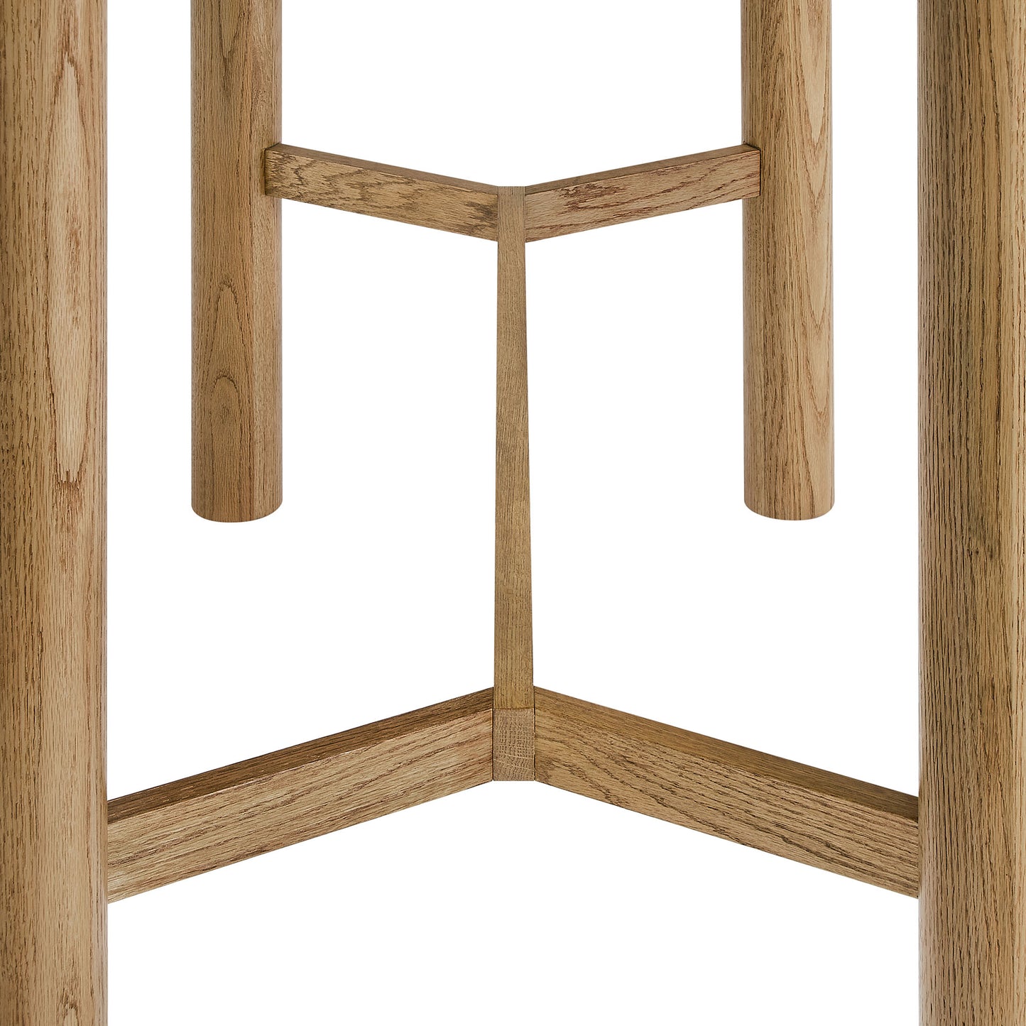 Wells Rectangular 60" Oak Wood Bar Table in Weathered Oak