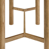 Wells Rectangular 60" Oak Wood Bar Table in Weathered Oak