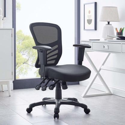 Articulate Vinyl Office Chair by Furniture for America