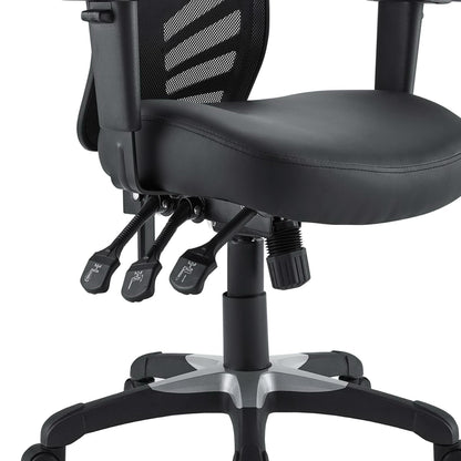 Articulate Vinyl Office Chair by Furniture for America