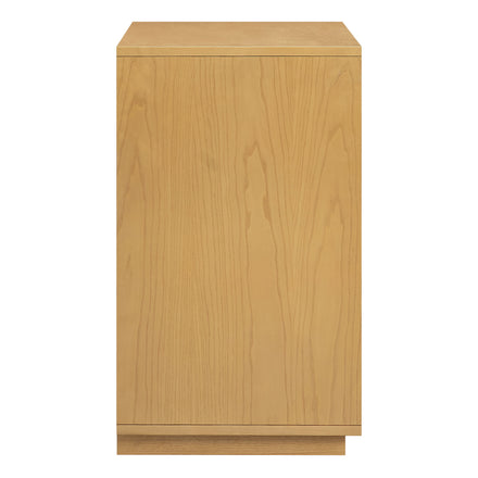 Aiko 39 Inch Japandi Accent Cabinet in Light Oak