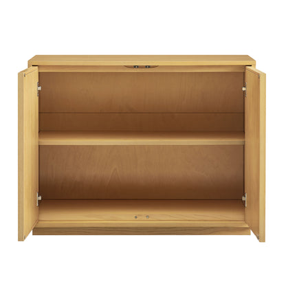 Aiko 39 Inch Japandi Accent Cabinet by Furniture for America