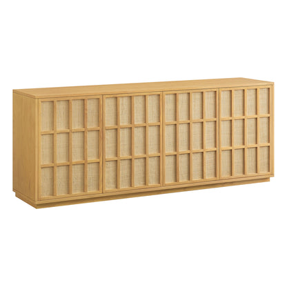 Aiko 76 Inch Japandi Sideboard by Furniture for America