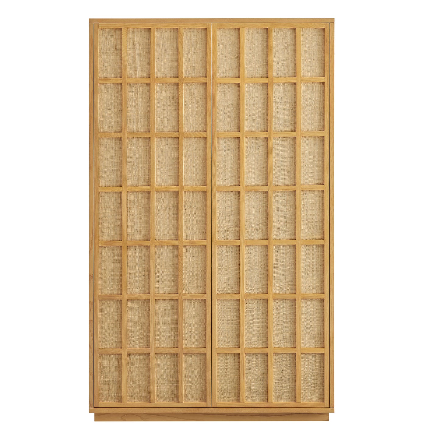 Aiko 64 Inch Tall Japandi Storage Cabinet by Furniture for America