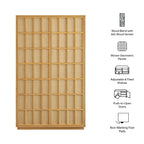 Aiko 64 Inch Tall Japandi Storage Cabinet by Furniture for America