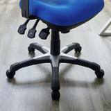 Raffia Mesh Office Chair in Blue