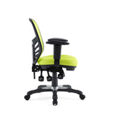 Raffia Mesh Office Chair in Green
