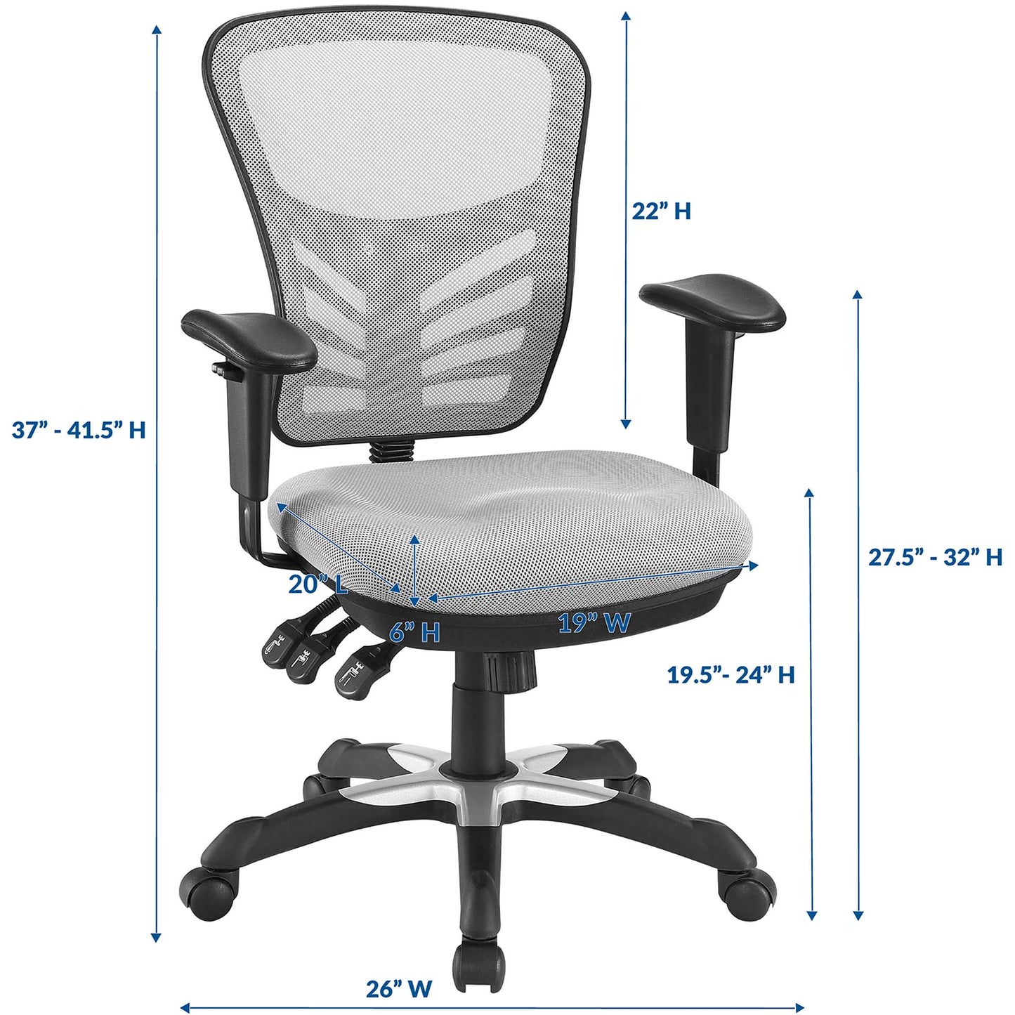 Articulate Mesh Office Chair by Furniture for America