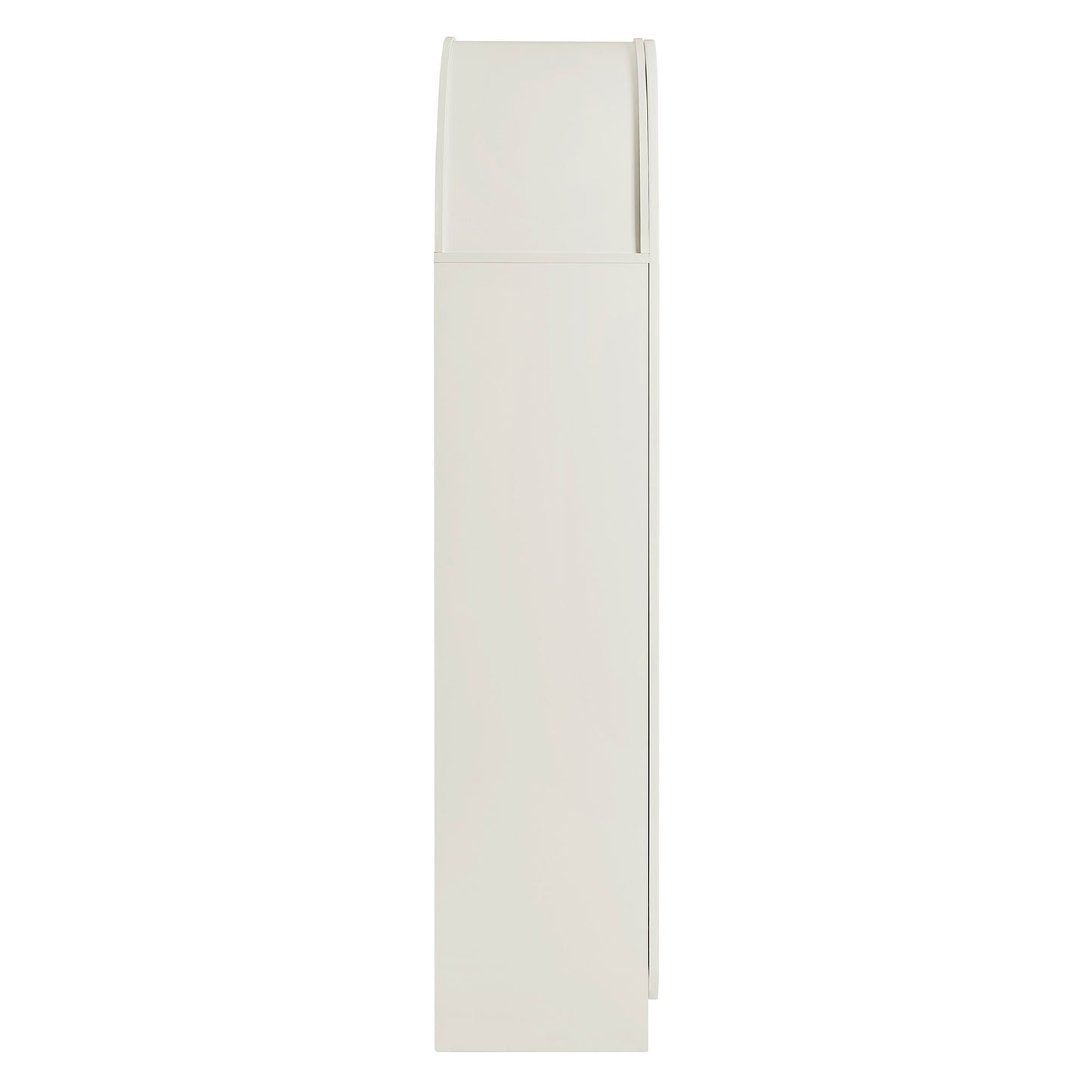 Dahlia 78 Inch Fluted and Scalloped Arched Storage Cabinet by Furniture for America