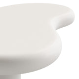 Wade Outdoor Patio Coffee Table in White