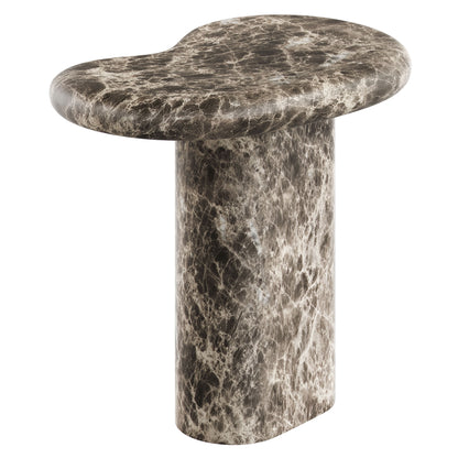 Elowen Outdoor Patio Faux Marble Side Table by Furniture for America