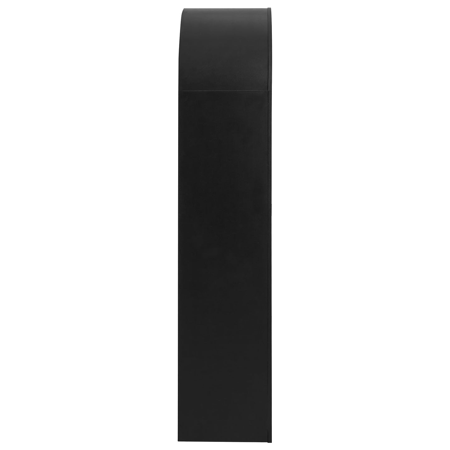 Ffion 4 Arched Display Shelf Bookcase in Black