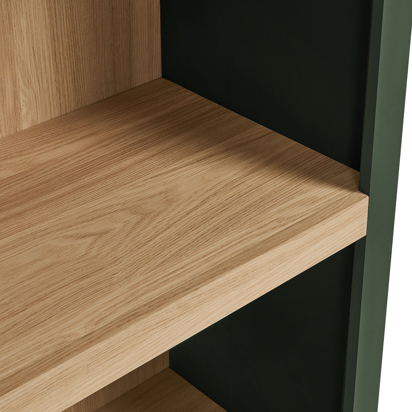 Ffion 4 Arched Display Shelf Bookcase in Hunter Green