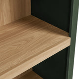 Ffion 4 Arched Display Shelf Bookcase in Hunter Green