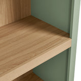 Ffion 4 Arched Display Shelf Bookcase in Sage