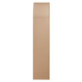 Ffion 4 Arched Display Shelf Bookcase in Tan