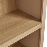 Ffion 4 Arched Display Shelf Bookcase in Tan