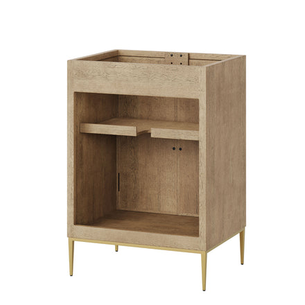 Awaken 24" Bathroom Vanity Cabinet in Oak