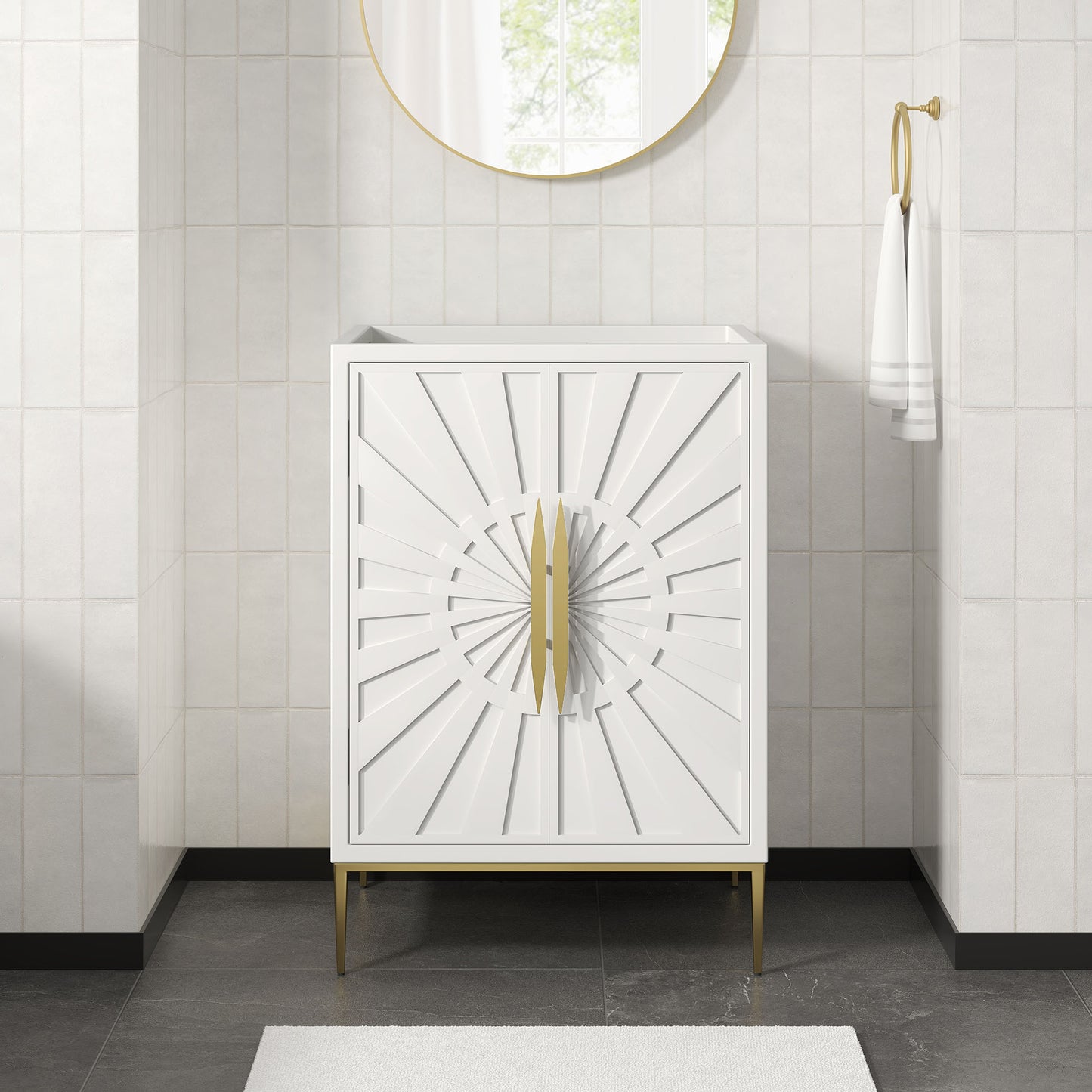Briar 24" Bathroom Vanity Cabinet in White