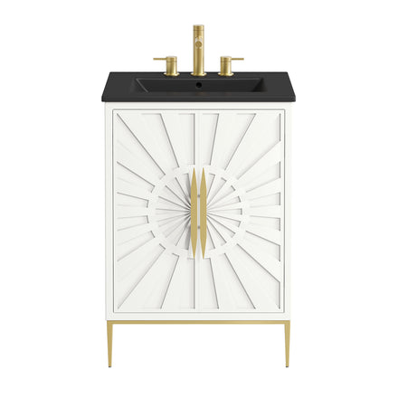 Awaken 24" Bathroom Vanity in White Black