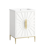 Briar 24" Bathroom Vanity in White White