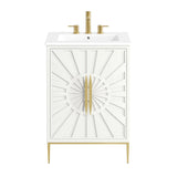 Briar 24" Bathroom Vanity in White White