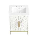 Briar 24" Bathroom Vanity in White White