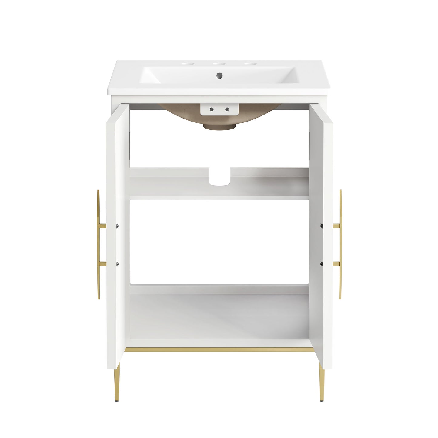 Briar 24" Bathroom Vanity in White White