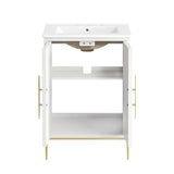 Briar 24" Bathroom Vanity in White White