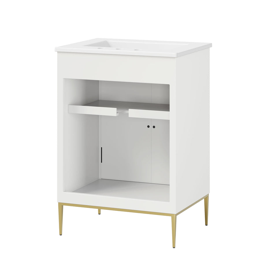 Briar 24" Bathroom Vanity in White White