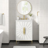 Briar 24" Bathroom Vanity in White White