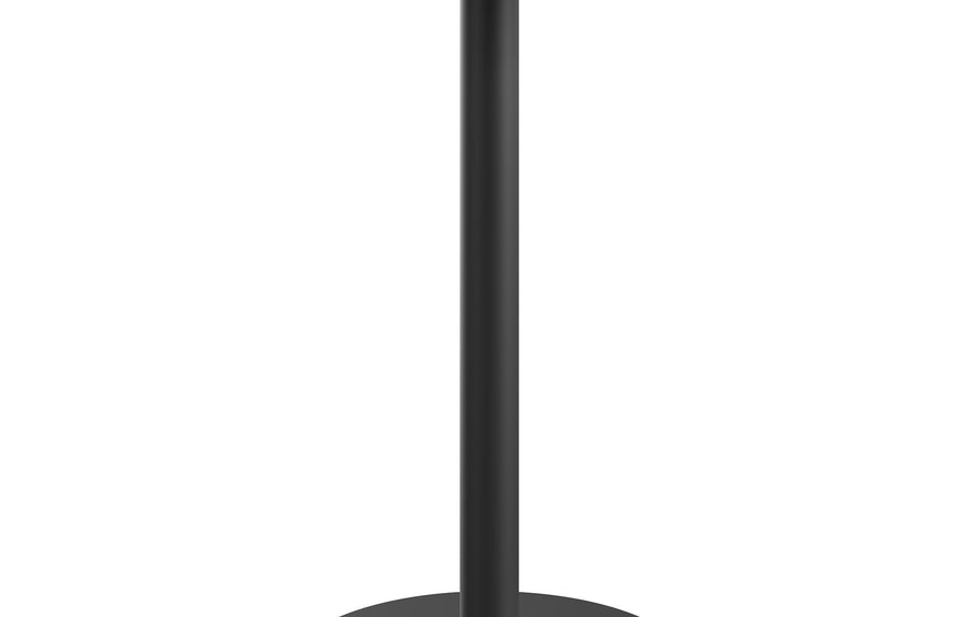 Aspen 31 Inch Round Outdoor Patio Aluminum Bar Table in Gray