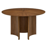 Malahide 54 Inch Round Dining Table in Walnut
