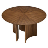 Malahide 54 Inch Round Dining Table in Walnut