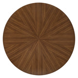 Malahide 54 Inch Round Dining Table in Walnut